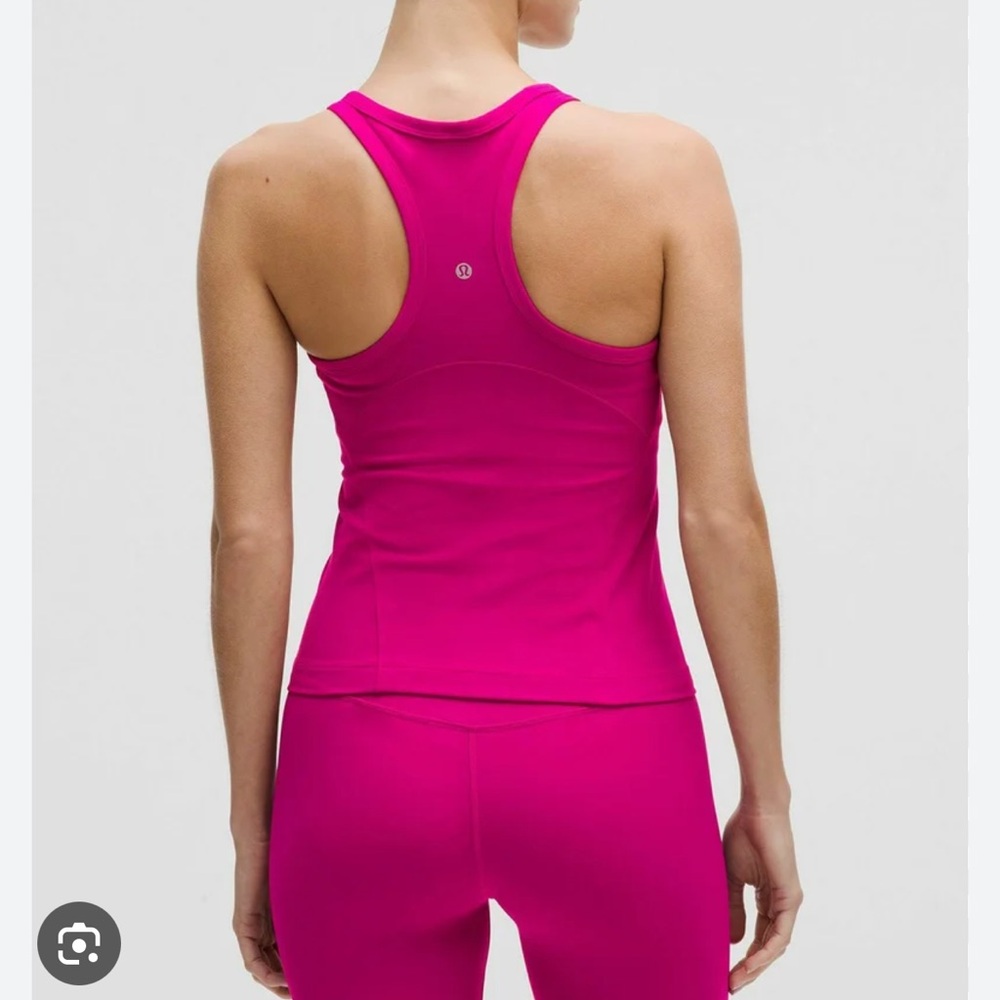 lululemon athletica Hot Pink Racerback Tank Top
